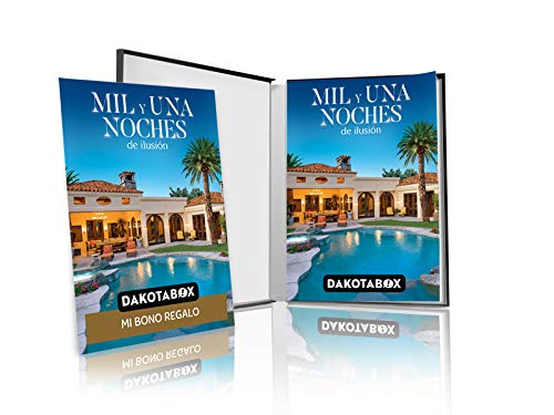 DAKOTABOX - Caja Regalo hombre mujer pareja idea de regalo - Mil y una noches de ilusión - 5000 estancias en hoteles rurales de hasta 4*, palacetes, haciendas y mucho más