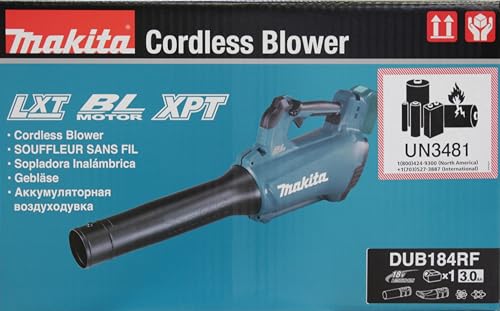 Makita DUB184RF - Soplador de batería (18 V, 3,0 Ah, 1 batería y cargador)
