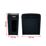 Rexel Secure X8-SL Whisper-Shred Destructora de Papel con Corte en Partículas P4, Papelera Extraíble de 14 L, Silenciosa y Compacta, 2020126