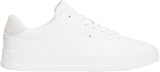 Tommy Hilfiger Court Sneaker Mujer Detail Essential de Piel, Blanco (White), 41