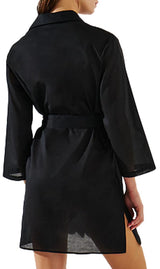 KARL LAGERFELD B.V Lagerfeld, Women's, Karl DNA Signature Beach Dress Sunsuit, Negro, S Mujeres