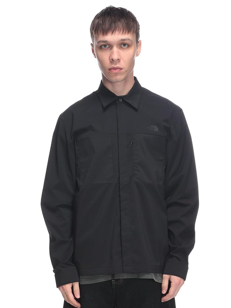 THE NORTH FACE NF0A8B53JK3 M L/S LIGHTRANGE Shirt T-Shirt Hombre TNF Black Tamaño XL