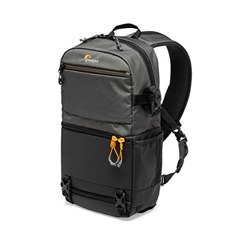Lowepro Slingshot SL 250 AW III - Mochila Bandolera para Cámara Refelx DSLR Sin Espejo, con Acceso QuickDoor, Compartimento Para Tablet 10”, Para Sony A7, iPad, Surface Pro, 300D Ripstop, Gris