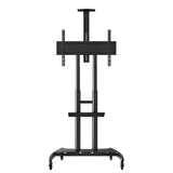 Ergosolid AVA1800B - Soporte móvil para televisor LCD, LED y televisores de 55 a 80 Pulgadas (35 a 20 cm), Color Negro