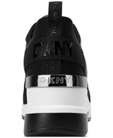 DKNY Zapatillas para Mujer Cait-Wedge, Negro, 39 EU