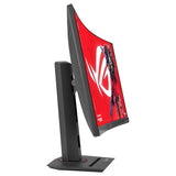 ASUS ROG Strix XG27WCS - Monitor Gaming USB Tipo-C de 27 Pulgadas 2560x1440, Curvo, 180 Hz (sobre 144Hz), 1ms (GTG), Fast VA, ELMB Sync, FreeSync, DisplayWidget Center, Soporte para trípode, HDR