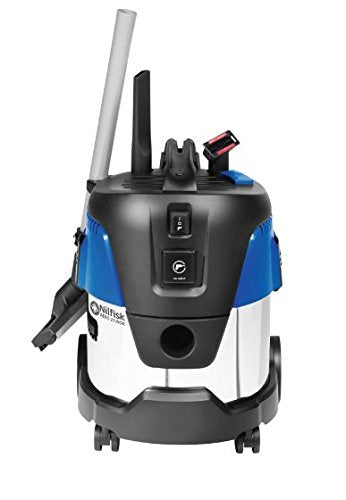 Nilfisk 107406603 - Aspiradora de trineo, 64 db, 20 l, 1250 W, color negro
