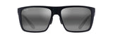 Maui Jim Honokalani Gafas, Matte Black, 57-16-145 Unisex Adulto