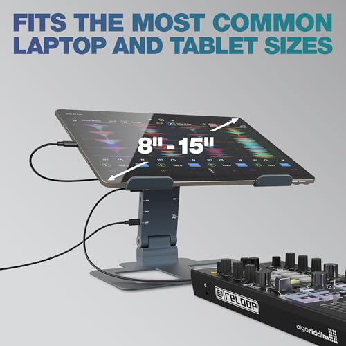 Reloop Stand Hub Pro - Soporte Multimedia 10 en 1 USB-C con Entrega de energía