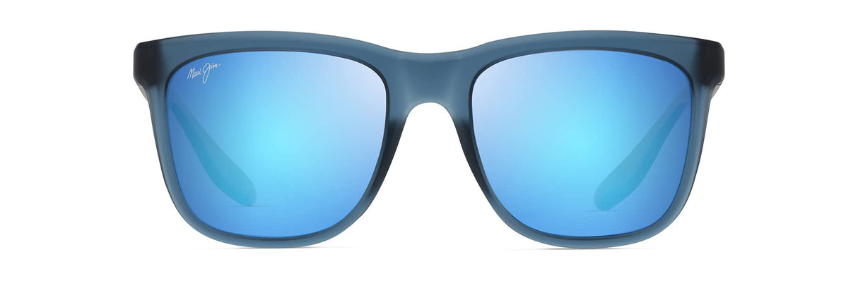 Maui Jim Pehu Gafas, Matte Navy, 55-19-145 Unisex Adulto
