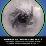 Ninja Detect Power Pro Batidora y Procesador de alimentos 3 en 1 (1200W), 3 vasos de 700ml y cuchilla para masa, ideal para mezclar, picar y batir, piedra dorada, TB401EUSTGD