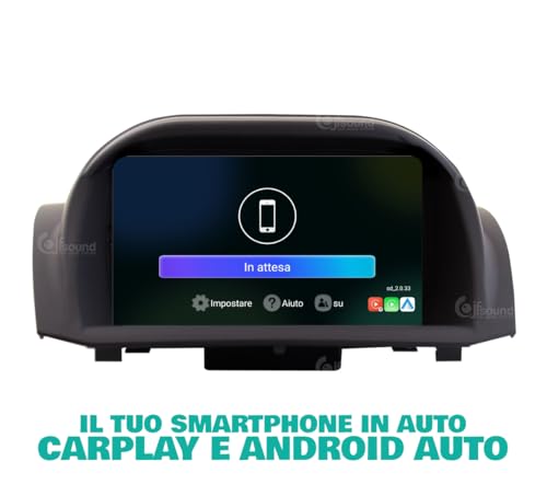 Radio de Coche para Ford Fiesta 2013-16 Android GPS Bluetooth WiFi USB Dab+ Touchscreen 7" 8core Carplay AndroidAuto
