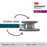 Littmann Classic III - Fonendoscopio, membrana de pieza única fácil de aplicar y de limpiar, color azul caribe