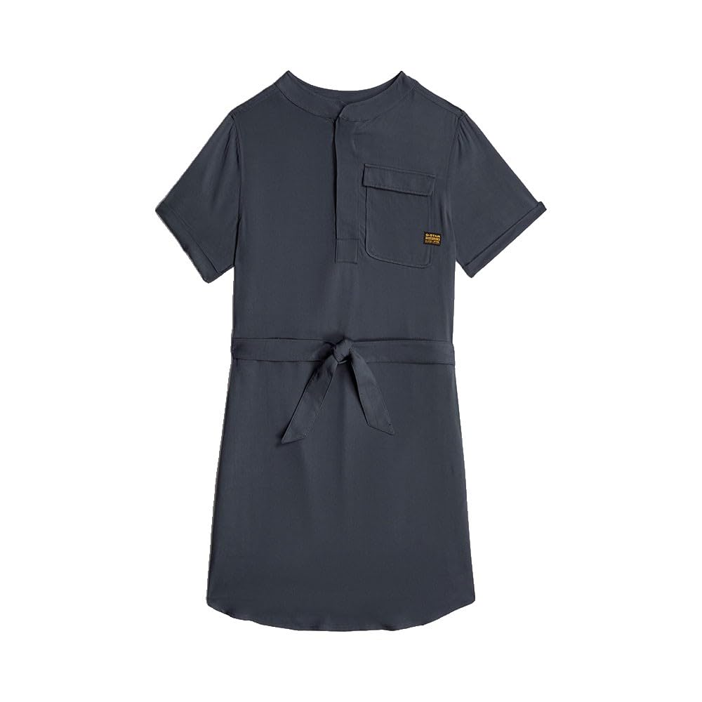 G-STAR Belted Dress SS Wmn Vestido Informal, Gris Petrol D26157-d573-860, XXS Mujeres