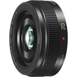 Panasonic LUMIX H-H020AE-K - Objetivo Focal Fija para Cámaras de Montura M4/3 (Focal 20 mm, F1.7, Tamaño Filtro 46 mm, Lentes Asféricas), Negro