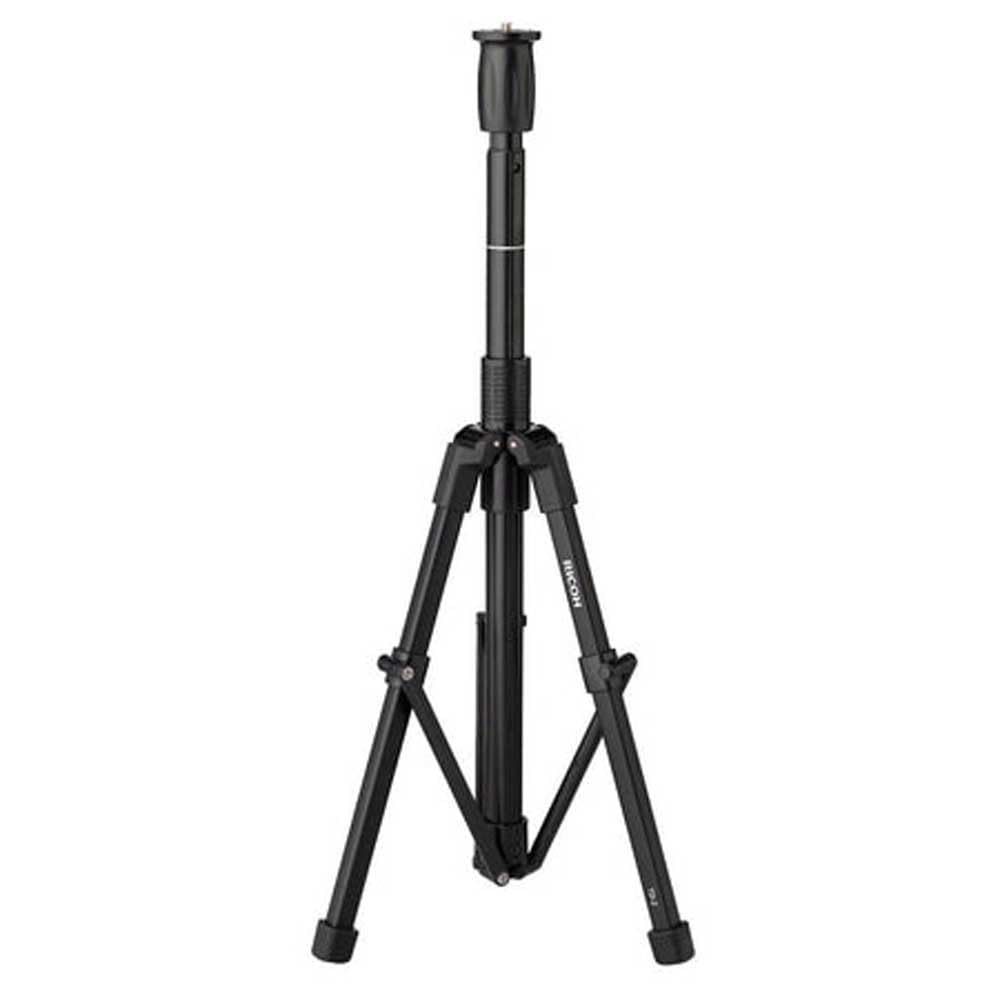 RICOH S0910822 Theta Stand TD-2: Compatible con Todos los Modelos Theta de la Serie. Dimensiones: Extensión máxima: 150 cm. Longitud plegada: 45,7 cm. Peso: 463 g. Color Negro