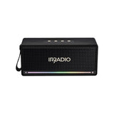 IRRADIO IR-M6 Classic, Altavoz Bluetooth portátil, 40 W, Doble woofer y Tweeter, Grado de impermeabilización IPX7, iluminación LED RGB, función True Wireless Stereo, Compatible con formatos MP3 y WA