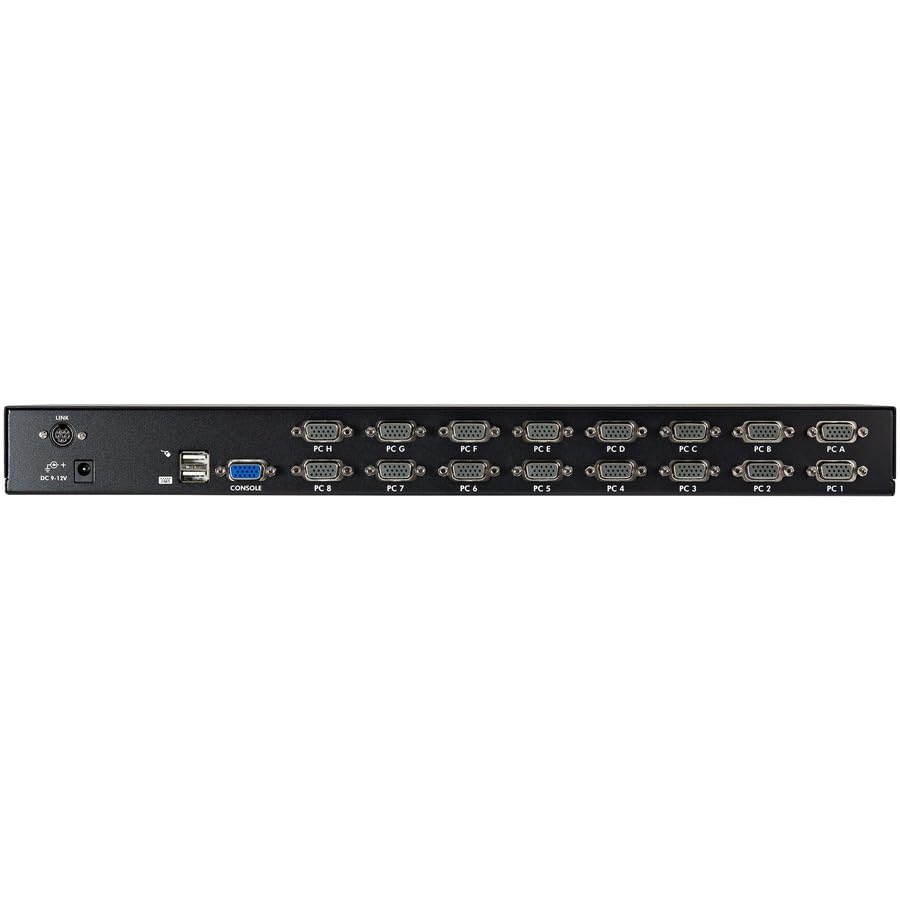 StarTech.com Conmutador Switch KVM 1U OSD y Cables 16 puertos USB A Vídeo VGA HD15