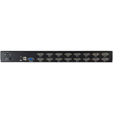 StarTech.com Conmutador Switch KVM 1U OSD y Cables 16 puertos USB A Vídeo VGA HD15