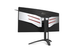 AOC Agon AG352UCG6 - Monitor curvo gaming de 35" UHD 4K (3440 x 1440, 2500:1, 4 ms, 120 Hz, Gsync, FlickerFree, LowBlue, Altavoces, VESA, HDMI, DisplayPort) Gris