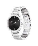 Calvin Klein Reloj Analógico de Cuarzo para Mujer Colección CK Sensation con Correa de Acero Inoxidable Plateada - 25200249