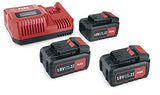 Flex 497444 Flex Pack - Juego de herramientas con taladro de percusión, martillo perforador combinado, sierra de calar (con 3 baterías de 18 V/5 Ah, luz LED, motor sin escobillas, herramientas