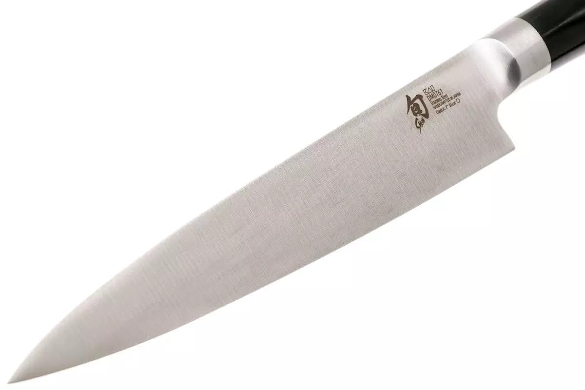 KAI Shun Classic cuchillo de filetear japonés flexible 18 cm de longitud de hoja - acero AUS-8A - mango de madera Pakka - Hecho en Japón - cuchillo de filetear forjado