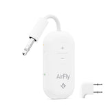 Twelve South AirFly Pro 2 Deluxe | Transmisor/Receptor inalámbrico con Audio compartido para hasta 2 AirPods/Auriculares inalámbricos - Avión, Gimnasio, Coche