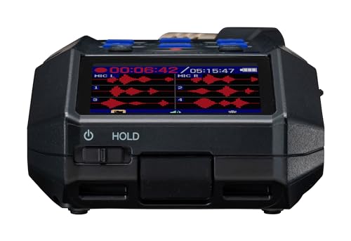 Zoom H6essential (2024 Model, Essential Series) a 32-Bit con coma flotante, accesibilidad, 6 pistas, micros estéreo, 4 entradas XLR/TRS, interface de audio, para músicos, podcasters y cineastas