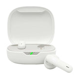 JBL Wave Flex 2, Auriculares inalámbricos True Wireless, Bluetooth, autonomía de hasta 40 hrs, Sonido Pure Bass, Smart Ambient, Resistentes al Agua y al Polvo, conexión multipunto, Blanco