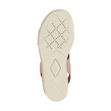 Geox D Xand 2.2s A, Sandalia de cuña Mujer, Dk Skin Champagne, 36 EU