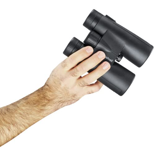 Bushnell - Prismáticos All-Purpose - 10x42 - Negro - Prisma de Techo - Multicapa - Prisma BaK-7 - Observación de Aves - Turismo - Viajes - Exteriores - Senderismo - 210142R