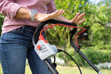 IKRA cortacésped eléctrico IERM 1638-1, 1600W, 5 Posiciones de Ajuste de Altura de Corte 30-75mm, Ancho de Corte 38cm