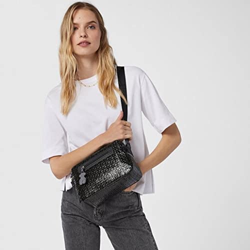 Tous Timila Lindsay, Bolso Bandolera para Mujer, (Negro 195890159), 23x16x7.5 cm (W x H x L)