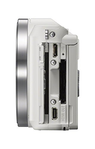 Sony ILCE-5100 - Cámara EVIL de 24.7 Mp ( pantalla 3", estabilizador óptico, vídeo Full HD ), color blanco - Kit cuerpo cámara con objetivo E PZ 16-50 mm f/3.5-5.6
