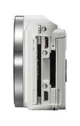 Sony ILCE-5100 - Cámara EVIL de 24.7 Mp ( pantalla 3", estabilizador óptico, vídeo Full HD ), color blanco - Kit cuerpo cámara con objetivo E PZ 16-50 mm f/3.5-5.6
