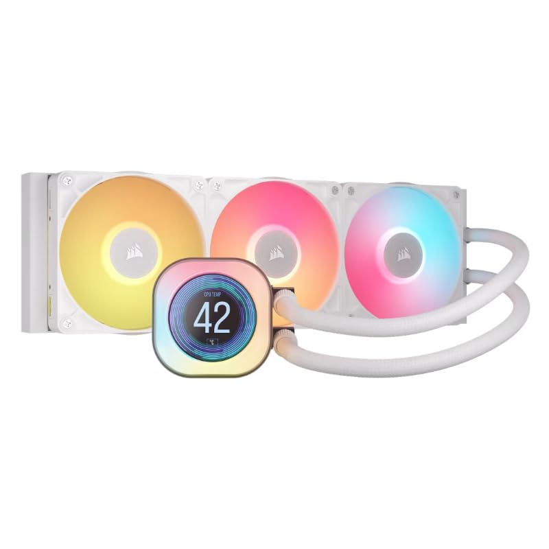 Refrigeración líquida - Sistema AIO de 360 mm, Control RGB, Compatible con múltiples sockets, radiador de Aluminio, eficiente y silenciosa.*