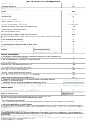 iPhone 17 Pro de 256 GB: Pantalla de 6,3 Pulgadas con Promotion hasta 120 Hz, Chip A19 Pro, autonomía revolucionaria, Sistema de cámaras Pro Fusion con cámara Frontal Center Stage; Plata