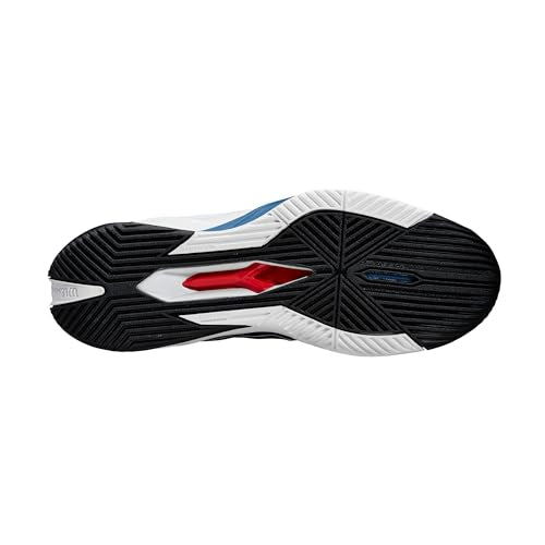 Wilson Rush Pro 4.5, Tennis Shoe Hombre, Black/White/Ensign Blue, 42 2/3 EU