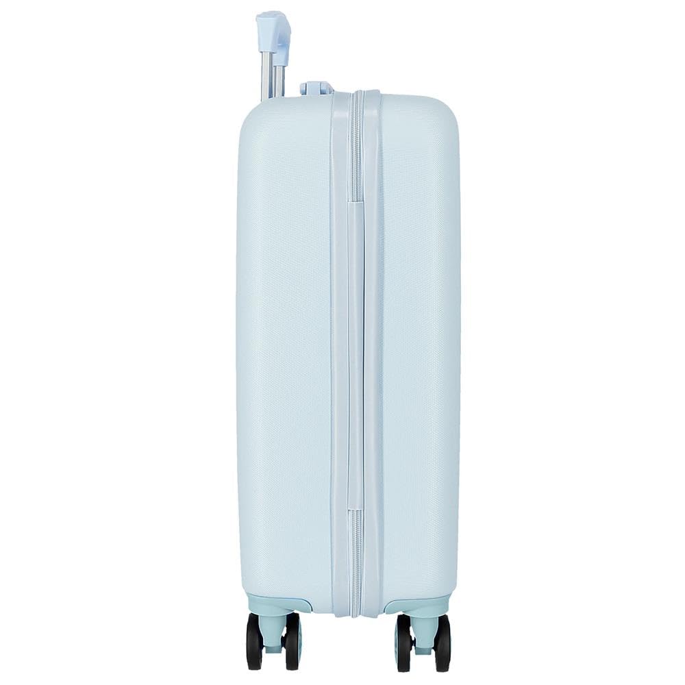 Disney Frozen Own your destiny Maleta de cabina Azul 38x55x20 cms Rígida ABS Cierre de combinación lateral 32L 2 kgs 4 Ruedas dobles Equipaje de Mano