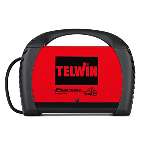 Telwin 815856 Force 145 Soldadora Inverter a Electrodo 150A con Accesorios Soldadura MMA y Maleta Plastico, 230V