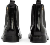 Tommy Hilfiger Botines Chelsea Mujer Abrasivato Leather brillantes, Negro (Black), 36