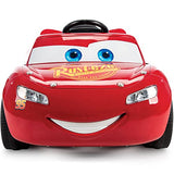 Huffy Disney Cars Lightning Mcqueen Coche eléctrico para niños 3-5 años - Coche 6v con Luces de Trabajo y Sonido