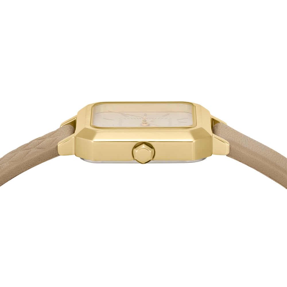 Armani Exchange Orologio da Donna, Quarzo Movimento a tre lancette e cassa da 27 mm con cinturino in Pelle