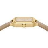 Armani Exchange Orologio da Donna, Quarzo Movimento a tre lancette e cassa da 27 mm con cinturino in Pelle