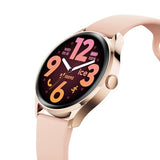 Ice-Watch - Ice Smart 3.0-1.2 Rose-Gold Nude AMOLED GPS - Reloj Conectado Redondo Rosa Oro para Mujer con Correa de Silicona - 025103 (1.20 Pulgadas)