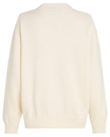 KARL LAGERFELD JEANS, para Mujer, Suéter Holgado con Logo, Impoluto, Talla Mediana