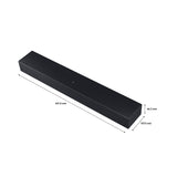 Samsung Barra de Sonido HW-C400/ZF - Subwoofer Integrado, Surround Sound Expansion (SSE), Conexión a TV por Bluetooth, One Remote Control y Modo Noche