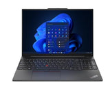 Lenovo ThinkPad - Ordenador Portátil 16" FHD (Intel Core i7-1355U, 8GB RAM, 512 SSD, Integrated Intel Iris Xe Graphics, Windows 11 Pro) Graphite Black - Teclado QWERTY Español