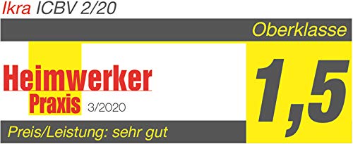 IKRA 3en1 Aspirador soplador triturador a batería ICBV 2/20, Incl. 2X batería y Doble Cargador rápido Gris